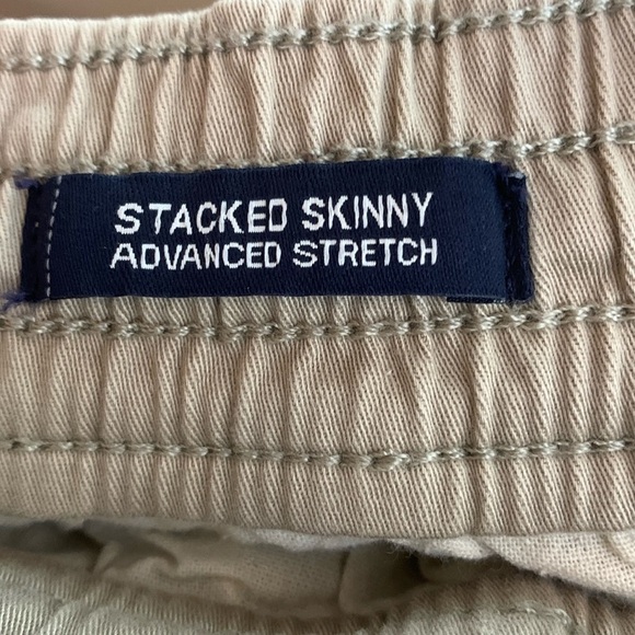 Hollister | Stacked Skinny Advanced Stretch Side Stripe Elastic Zip Cuff Pants S - Picture 6 of 17